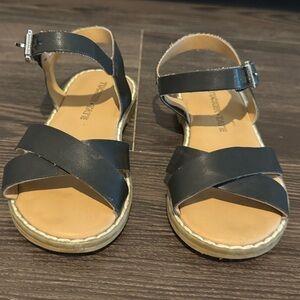 Girls’ Black Sandals